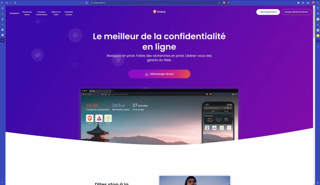 Le navigateur Brave